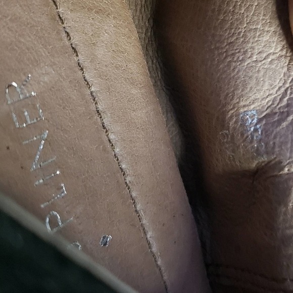 Donald J. Pliner Black Leather Flats Suede Brix Moccasin Size 6 - Picture 6 of 12